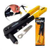 Rebitadeira Alicate Rebitador Profissional 4 Bicos + Chave