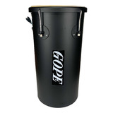 Rebolo Gope Preto 45x10 Com Pele Animal (lal4510tmapp)
