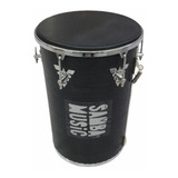 Rebolo Phx Samba Madeira 50x12 Cor Preto Pelo Courino