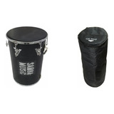 Rebolo Phx Samba Madeira 50x12 Preto Pele Courino + Bag