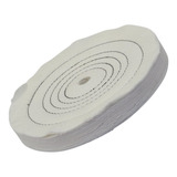 Rebolo Roda De Pano 15cm P/ Polimento Inox Moto Esmeril 6