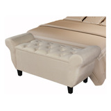 Recamier Báu Sapateira Para Cama Casal Moderno Ana 150 Cm