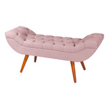 Recamier Calçadeira Berlim Suede Aveludado 1,35m Cama Casal