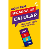 Recarga Celular Crédito Online Claro Tim Oi Vivo R$ 15,00