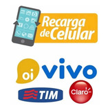 Recarga De Celular R$10 (oi,tim, Vivo