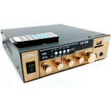 Receiver Amplificador Bluetooth 200w Com Radio, Usb E Karaok