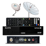 Receptor Parabolica Elsys Sat Max 5 Hdmi Globo Sat Nfe Gr