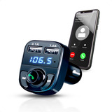 Receptor Transmissor Veicular Via Fm Bluetooth Mp3 Usb Pendr
