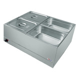 Réchaud Térmico Elétrico 4 Cubas Inox