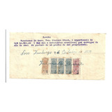 Recibo Antigo Com Selos Fiscais - Outubro 1957- - Ab3
