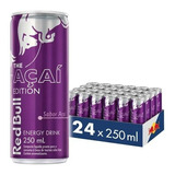 Red Bull Açai Edition 250 Ml - Pack Com 24 Unidades