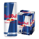 Red Bull Energy Drink Pack Com 4 Unidades 250ml