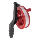 Red Wheel Kite Reel Winder-fs Com Corda Torcida De 100 M