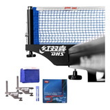 Rede C/ Suporte Tenis Mesa Ping Pong Profissional Dhs P145