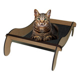 Rede Cama Gato Elevado Do Chão Gatificação Carpete Arranhar