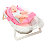 Rede De Proteção Para Banheira Segurança Do Bebê Ajustável - Toki Baby Rosa
