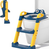 Redutor De Assento Com Escada Infantil P/ Vaso Sanitário