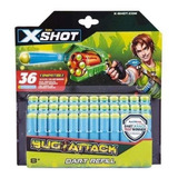 Refil De Dardos Lançadora X Shot Bug Attack 36 Dardos