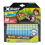 Refil De Dardos X Shot Bug Attack 36 Dardos Candide 5505