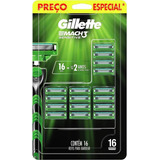 Refil Gillette Mach3 Sensitive - 16 Unidades