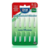 Refil Interdental Oral Nexter Cilíndrico Fino