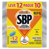 Refil Pastilha Sbp Óleo Citronela Inseticida Elétrico 12 Un