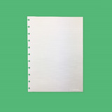 Refil Pautado Caderno Inteligente Linha Branca 50 Fl Grande