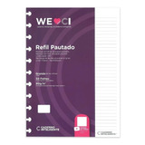 Refil Pautado Grande P/ Caderno Inteligente C/ 50 Folhas 90g