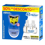 Refil Repelente Elétrico Raid Aparelho C/2 Uni 32,9 Ml
