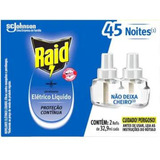 Refil Repelente Líquido Elétrico 45 Noites 2 Unidades 32,9ml