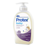 Refil Sabonete Líquido Para Bebês Protex Baby Lavanda 400ml