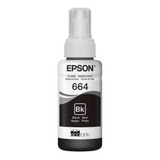 Refil Tinta Original Epson 664 Preto L555 L656 L757