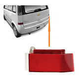 Refletor Direito Parachoque Meriva 03/12 Vermelho S/neblina
