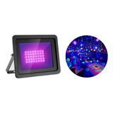 Refletor Holofote 10w Luz Negra Led Efeito Neon Festa