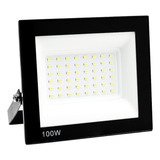 Refletor Holofote Led Bivolt Ip 66 Original Azul 100w Real