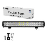 Refletor Holofote Luminaria Barra 126w Farol