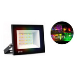 Refletor Holofote Smd Led Luz Colorida