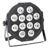Refletor Led Par 64 Slim Rgbw 12 Leds Cree De 12w Quadriled