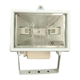 Refletor P/ Lâmpada Halogena 150w Br Ou Pto C/ Lâmpada 220v
