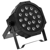 Refletor Par Led Rgb 18 Leds