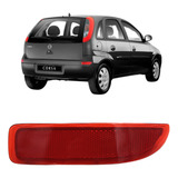 Refletor Parachoque Traseiro Corsa Hatch 2007 2008 2009 2010
