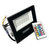 Refletor Que Muda De Cor Rgb Area Externa 110v/220v Colorido