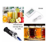 Refratômetro Brix Medidor Açúcar Hidromel Cerveja + Brinde