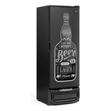 Refrigerador Vertical Cervejeira 410l Porta Cega Gelopar