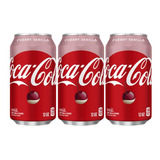 Refrigerante Coca Cola Cherry Vanilla Caixa 3 Latas 355ml