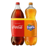 Refrigerante Coca-cola + Fanta Laranja Pet 2 Litros