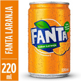 Refrigerante De Laranja Fanta Lata 220ml