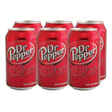 Refrigerante Dr Pepper Cola Caixa Com 6 Latas 355ml