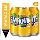 Refrigerante Fanta Maracujá Kit Com 12