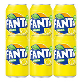 Refrigerantes Importado Fanta Lemon (limão) 6